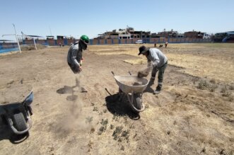 Inicia intervención y mejora de 3 estadios en Paucarpata