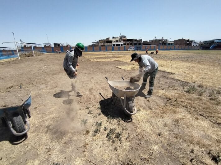 Inicia intervención y mejora de 3 estadios en Paucarpata