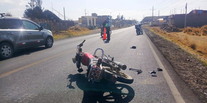 Aparatoso accidente en la vía Panamericana