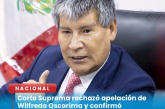 Wilfredo Oscorima: Corte Suprema rechazó apelación y confirmó incautación de aretes de oro valorizados en más de US$ 5 mil