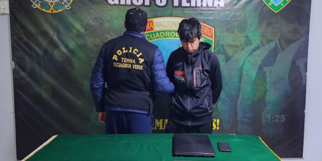 Puno: Capturan a feminicida prófugo escondido en un hostal.