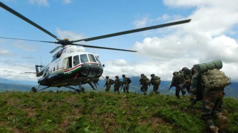 Fuerzas Armadas capturan en el VRAEM a cuatro miembros de los remanentes de Sendero Luminoso