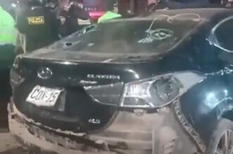 Puno: Policía es retenido por haber ocasionado un accidente de tránsito, que acabo con la vida de un mototaxista