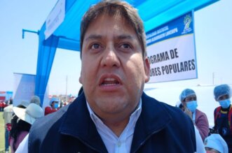 Alcalde distrital Niel Zavala Meza.