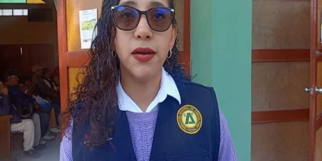 Miriam Vargas, especialista de la Agencia Agraria.