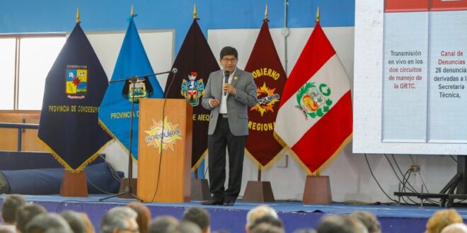 Audiencia pública se realizó en coliseo del Colegio Militar "Francisco Bolognesi".