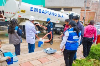 Cisternas llevarán agua a las zonas afectadas.