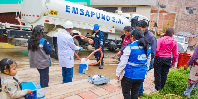 Cisternas llevarán agua a las zonas afectadas.