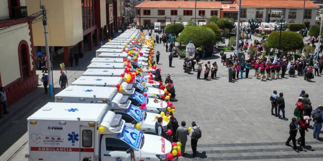 55 ambulancias con más de S/ 24 millones