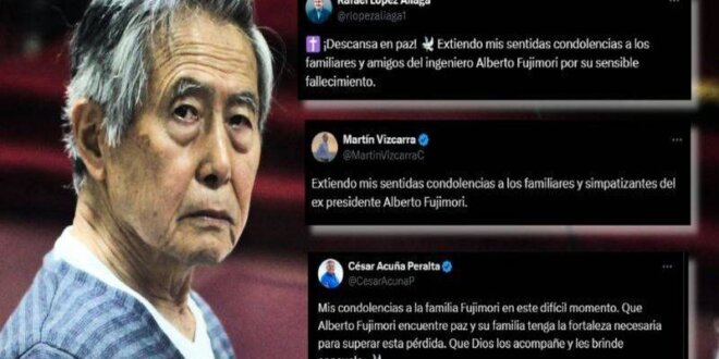 Alberto Fujimori falleció hoy.