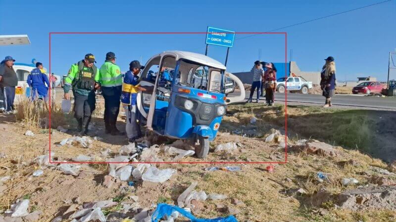 Camioneta escapó tras impacto