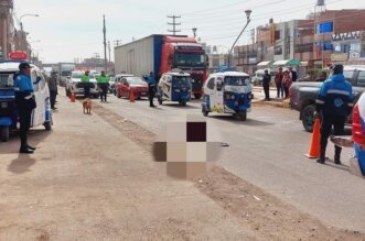 Mujer perdió la vida tras ser atropellada por un mototaxista que se dio a la fuga.