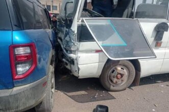 Puno: Accidente de tránsito entre una unidad de transporte público y vehículo