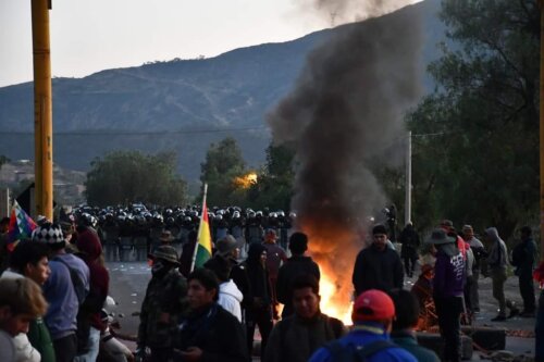 Bloqueo del Puente Parotani