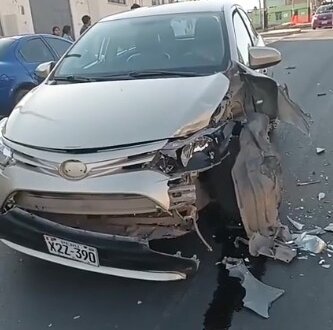 Arequipa: ¡Lamentable! Conductor en estado de ebriedad provoca accidente en la vía de los Cuatro Carriles en el Cono Norte