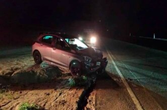 Accidente en la carretera Costanera Sur.