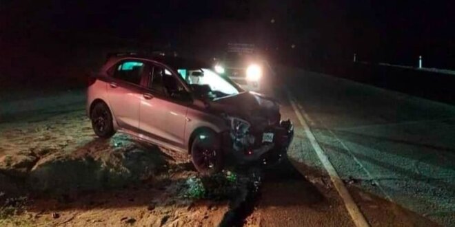 Accidente en la carretera Costanera Sur.