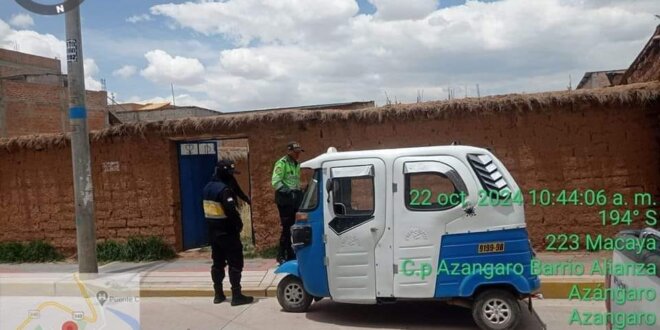 Puno: Delincuentes asaltan moto torito en Juliaca y lo abandonan en la ciudad de Azángaro