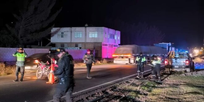 Motociclista herido tras despiste en Ancasaya es trasladado de emergencia al hospital de Ilave