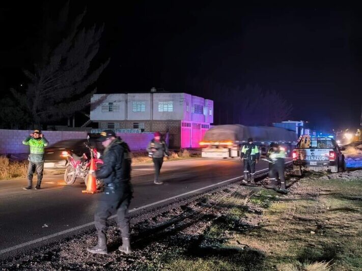 Motociclista herido tras despiste en Ancasaya es trasladado de emergencia al hospital de Ilave