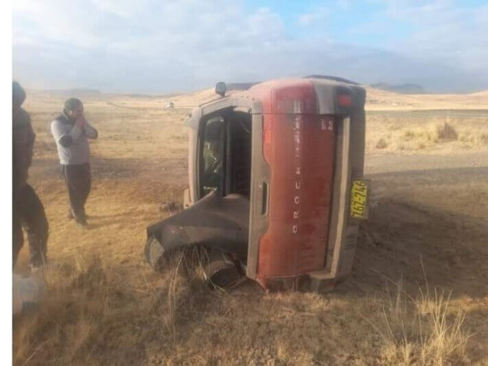 Vieron la muerte en violento choque