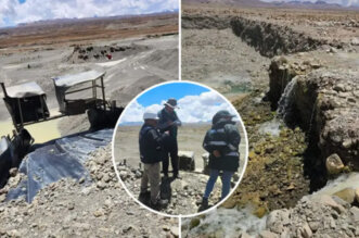 Detectan contaminación de concesiones en río Suches