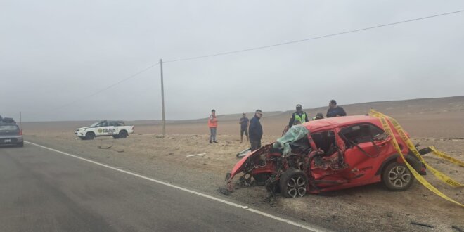 Pequeña ve morir a su padre en choque