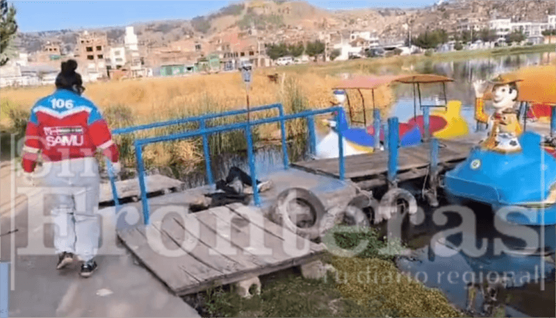 Puno. Hallan a varón de unos 23 años muerto en el Puerto Muelle de Puno.