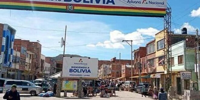 Frontera de Perú y Bolivia.