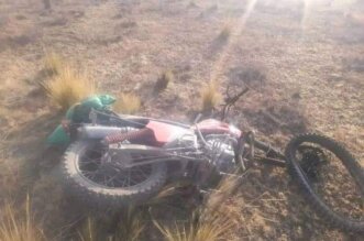 Menor resulta herido en aparatoso accidente