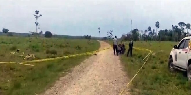 La mujer falleció cuando era trasladada al hospital.