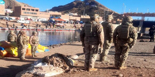 La frontera entre Perú y Bolivia fue militarizada.