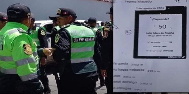 Huaraz: investigan a 2 policías por alquilar sus armas a extorsionadores