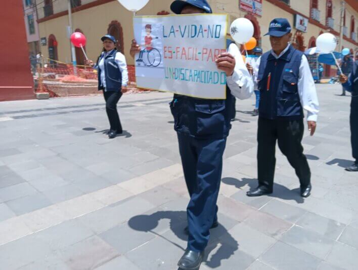 Puno: Marchan por el día de la persona con discapacidad