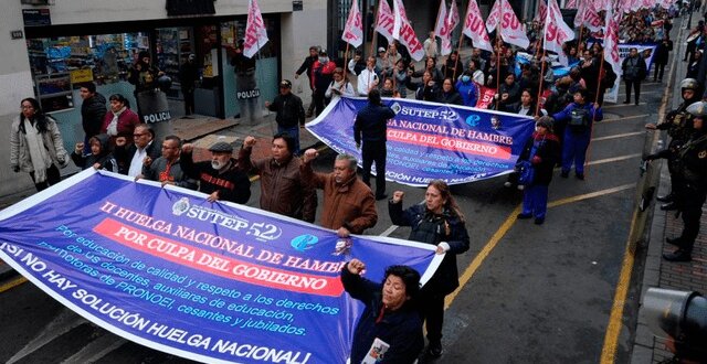 Sutep suspende huelga nacional tras acuerdo con Minedu: darán plazo hasta el 30 de noviembre para cumplir exigencias