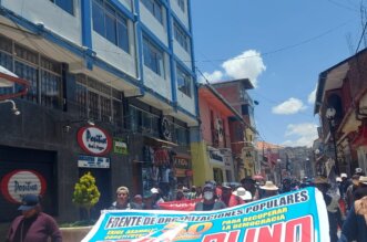 Puno: Paro contundente contra el Gobierno central por su ineficacia ante la criminalidad