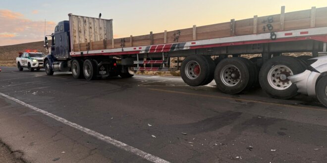 Choque múltiple en la vía Arequipa-Puno deja daños materiales pero sin heridos