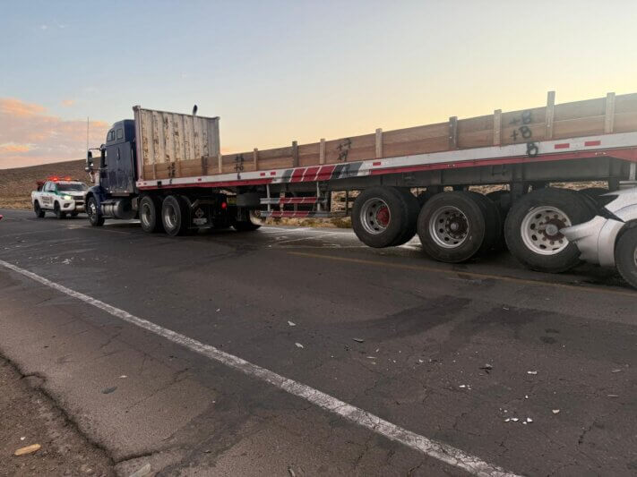 Choque múltiple en la vía Arequipa-Puno deja daños materiales pero sin heridos