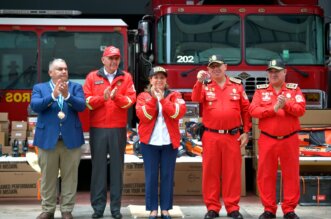 Bomberos heridos al usar equipos entregados por Dina Boluarte