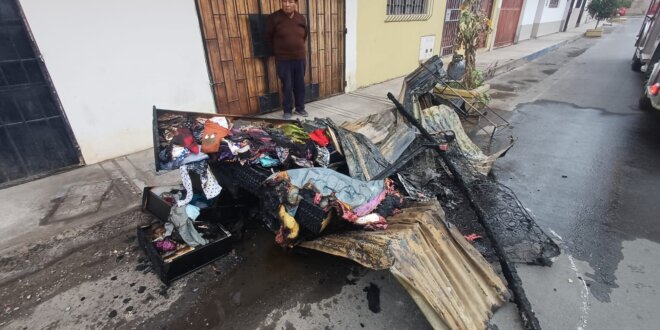 Familia pierde todo en incendio por fuga de gas