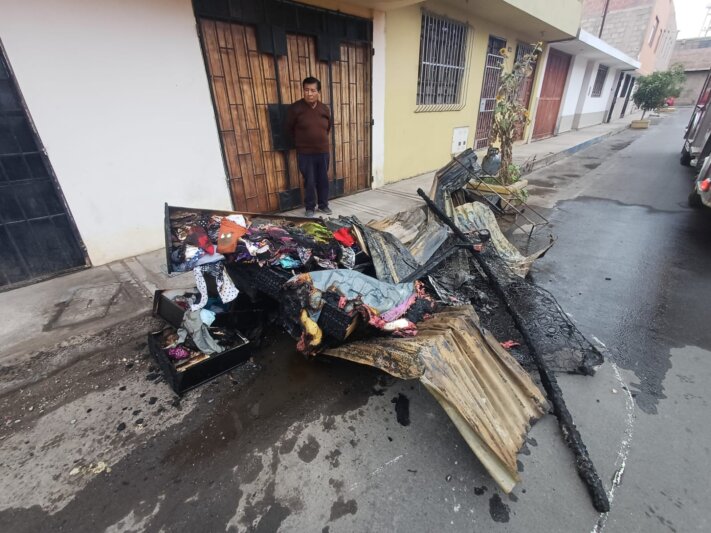 Familia pierde todo en incendio por fuga de gas