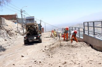 Obras en Paucarpata.