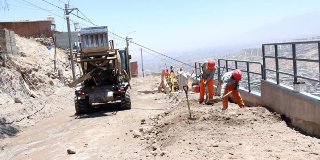 Obras en Paucarpata.