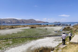 Descenso del lago superó cifra de 2023