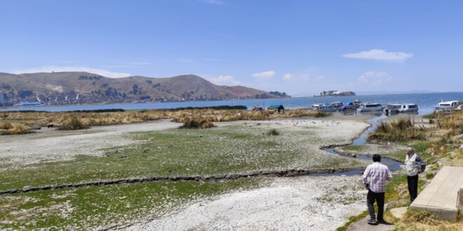 Descenso del lago superó cifra de 2023