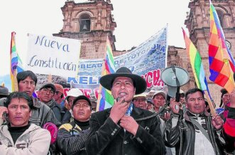 Amnistía libraría a Aduviri y otros líderes