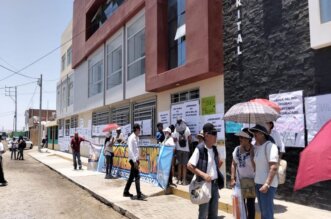 Burgomaestre no recibió a manifestantes de Boca del Río.