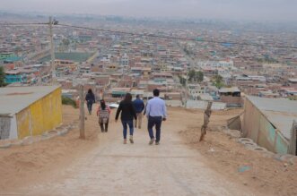 Asociaciones asentadas en el Cerro Intiorko.