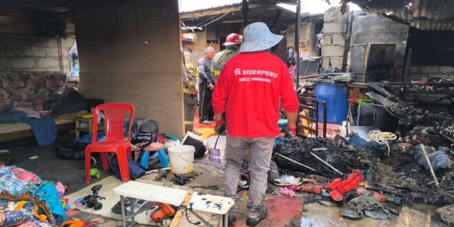 Fuego arrasó con habitación y cocina donde se guardaban bienes de valor.