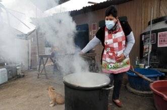 Las madres de la olla común 'Fe y Esperanza' critican las declaraciones de Dina Boluarte.